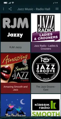 Jazz Music - Radio Hall‏ android App screenshot 2